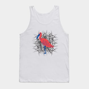 Pink bird on the nest Tank Top